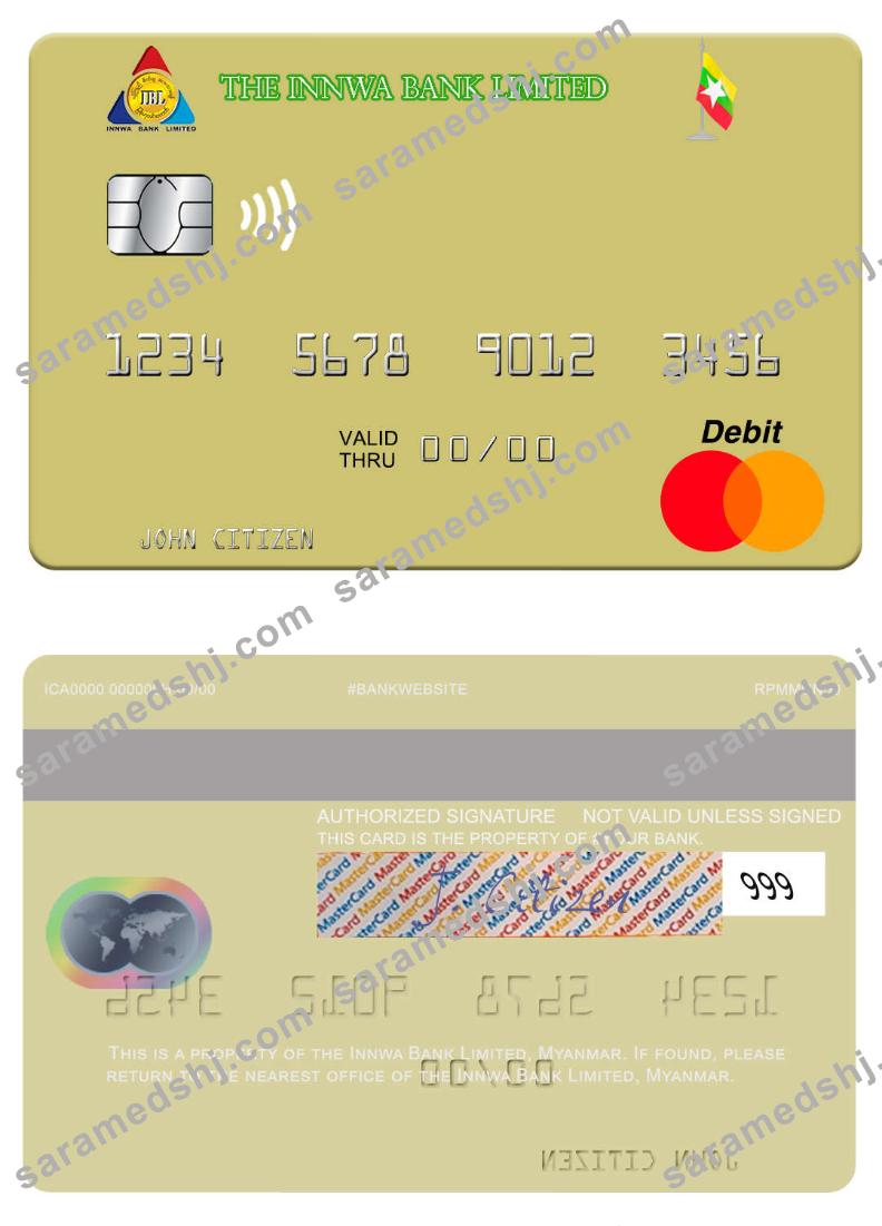 Myanmar Innwa Bank Limited mastercard